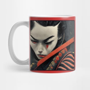 Female Samurai Mug